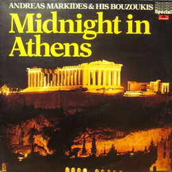 Andreas Markides And His Bouzoukis Midnight In Athens Vinyl LP USED