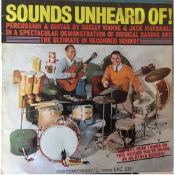 Shelly Manne / Jack Marshall Sounds Unheard Of! Vinyl LP USED