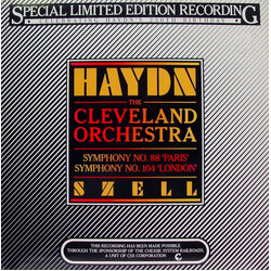 Joseph Haydn / The Cleveland Orchestra / George Szell Symphony No. 88 "Paris" · Symphony No. 104 "London" Vinyl LP USED