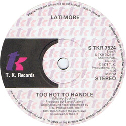 Latimore (2) Too Hot To Handle Vinyl USED