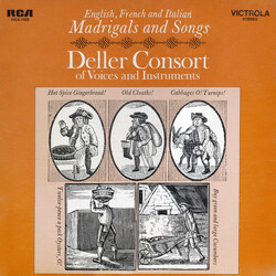 Deller Consort English, French and Italian Madrigals and Songs Vinyl LP USED