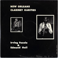 Irving Fazola / Edmond Hall New Orleans Clarinet Rarities Vinyl LP USED