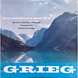 Edvard Grieg / Symphonie-Orchester Des Bayerischen Rundfunks / Odd Grüner-Hegge Piano Concerto In A Minor Op. 16 Vinyl LP USED