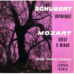 Franz Schubert / Wolfgang Amadeus Mozart / The London Symphony Orchestra / Leopold Ludwig Schubert "Unfinished; Mozart Great G Minor Vinyl LP USED