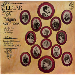 Sir Edward Elgar / The London Philharmonic Orchestra / Sir Adrian Boult Enigma Variations / Introduction & Allegro For Strings Vinyl LP USED