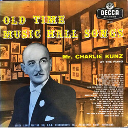 Charlie Kunz Old Time Music Hall Songs Vinyl LP USED