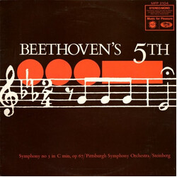 Ludwig van Beethoven / The Pittsburgh Symphony Orchestra / William Steinberg Beethoven's 5th - Symphony No 5 In C Min, Op 67 Vinyl LP USED