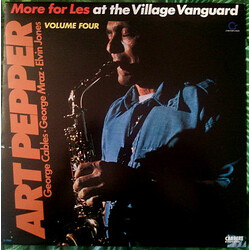 Art Pepper More For Les At The Village Vanguard, Volume IV Vinyl LP USED