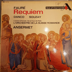 Gabriel Fauré / Suzanne Danco / Gérard Souzay / L'Union Chorale De La Tour De Peilz / L'Orchestre De La Suisse Romande Requiem Op. 48 Vinyl LP USED