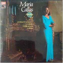 Maria Callas / Orchestre De La Société Des Concerts Du Conservatoire / Nicola Rescigno Arias From Aida - Un Ballo In Maschera - I Vespri Siciliani - I