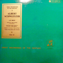 Johann Sebastian Bach / Albert Schweitzer Bach Recital Vinyl LP USED