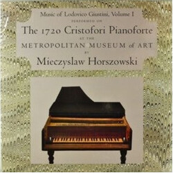 Lodovico Giustini / Mieczyslaw Horszowski Music Of Lodovico Giustini, Volume I Vinyl LP USED