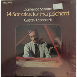 Domenico Scarlatti / Gustav Leonhardt 14 Sonatas For Harpsichord From "Essercizi Per Gravicembalo" Vinyl LP USED