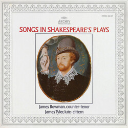 James Bowman (2) / James Tyler Songs In Shakespeare's Plays Vinyl LP USED