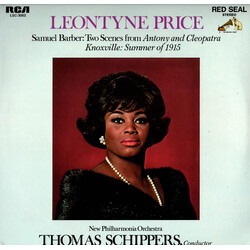Samuel Barber / Leontyne Price / New Philharmonia Orchestra Samuel Barber: Two Scenes From Antony And Cleopatra /  Knoxville: Summer Of 1915 Vinyl LP 