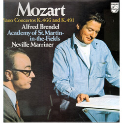 Wolfgang Amadeus Mozart / Alfred Brendel / The Academy Of St. Martin-in-the-Fields / Sir Neville Marriner Piano Concertos K.466 And K.491 Vinyl LP USE