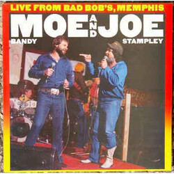 Moe Bandy & Joe Stampley Live At Bad Bob's Vinyl LP USED