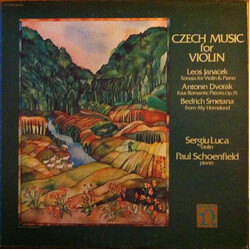 Sergiu Luca / Paul Schoenfield Czech Music For Violin Vinyl LP USED