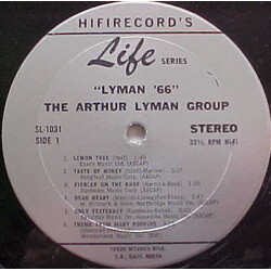 Arthur Lyman Lyman '66 Vinyl LP USED