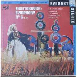 Dmitri Shostakovich / Sir Adrian Boult / The London Philharmonic Orchestra Symphony No. 6, Op. 54 Vinyl LP USED