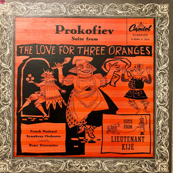 Sergei Prokofiev / Orchestre National De France / Roger Désormière Suite From The Love For Three Oranges / Suites From Lieutenant Kijé Vinyl LP USED