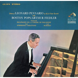 Leonard Pennario / The Boston Pops Orchestra / Arthur Fiedler Debut Of Leonard Pennario On RCA Victor Records With Boston Pops/Arthur Fiedler Vinyl LP