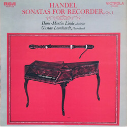 Georg Friedrich Händel / Hans-Martin Linde / Gustav Leonhardt Sonatas for Recorder, Op. 1 Vinyl LP USED