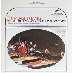 Wolfgang Amadeus Mozart / Yehudi Menuhin / Hephzibah Menuhin / Yaltah Menuhin / Jeremy Menuhin / Fou Ts'Ong The Two- And Three-Piano Concertos Vinyl L