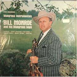 Bill Monroe & His Blue Grass Boys Bluegrass Instrumentals Vinyl LP USED