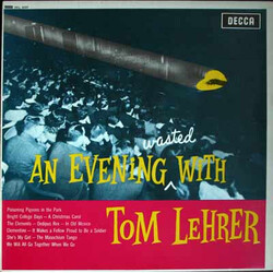 Tom Lehrer An Evening Wasted With Tom Lehrer Vinyl LP USED