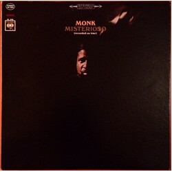 Thelonious Monk Misterioso (Recorded On Tour) Vinyl LP USED