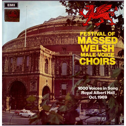 Various Festival Of Massed Welsh Male Voice Choirs Vinyl LP USED