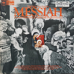 Leonard Bernstein / The New York Philharmonic Orchestra Highlights From Handel's Messiah Vinyl LP USED