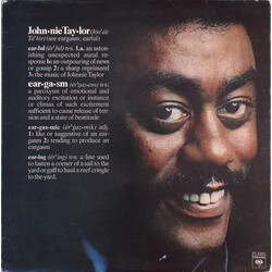 Johnnie Taylor Eargasm Vinyl LP USED