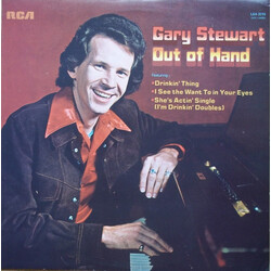 Gary Stewart Out Of Hand Vinyl LP USED