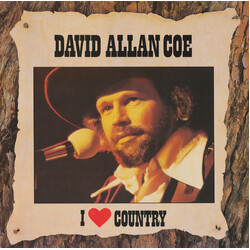 David Allan Coe I Love Country Vinyl LP USED