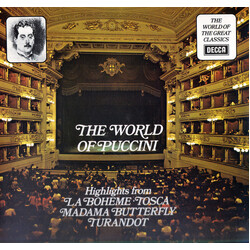 Giacomo Puccini The World Of Puccini Vinyl LP USED