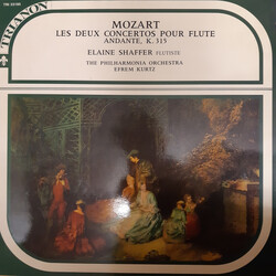 Wolfgang Amadeus Mozart / Elaine Shaffer / Philharmonia Orchestra / Efrem Kurtz Concerto No. 1 In G Major / Concerto No. 2 In D Major Vinyl LP USED