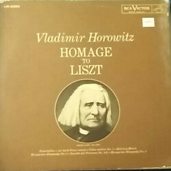 Vladimir Horowitz / Franz Liszt Homage To Liszt Vinyl LP USED