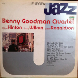 The Benny Goodman Quartet Europa Jazz: Benny Goodman Quartet Vinyl LP USED