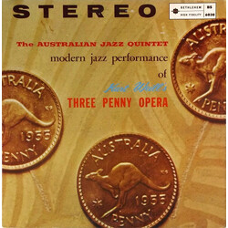 The Australian Jazz Quintet Modern Jazz Performance Of Kurt Weill's Three Penny Opera Vinyl LP USED