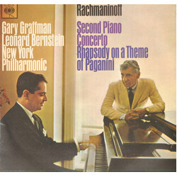 Gary Graffman / Leonard Bernstein / The New York Philharmonic Orchestra / Sergei Vasilyevich Rachmaninoff Second Piano Concerto / Rhapsody On A Theme 