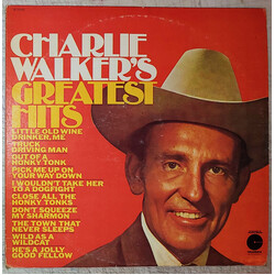 Charlie Walker (2) Charlie Walker's Greatest Hits Vinyl LP USED