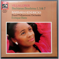 Barbara Hendricks / The Royal Philharmonic Concert Orchestra / Enrique Batiz Villa-Lobos Bachianas Brasileiras 1, 5 & 7 Vinyl LP USED