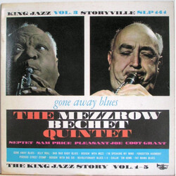 The Mezzrow-Bechet Quintet Gone Away Blues Vinyl LP USED