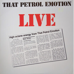 That Petrol Emotion Live Vinyl LP USED