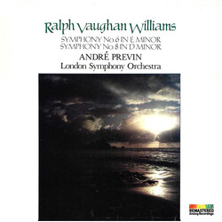 Ralph Vaughan Williams / André Previn / The London Symphony Orchestra Symphony No. 6 In E Minor / Symphony No. 8 In D Minor Vinyl LP USED