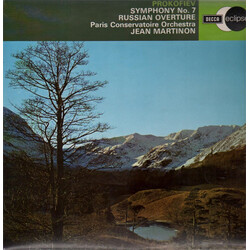 Sergei Prokofiev / Jean Martinon / Orchestre De La Société Des Concerts Du Conservatoire Symphony No. 7 - Russian Overture Vinyl LP USED