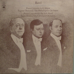 Maurice Ravel / Eugene Ormandy / Philippe Entremont / Pierre Boulez Piano Concertos Vinyl LP USED