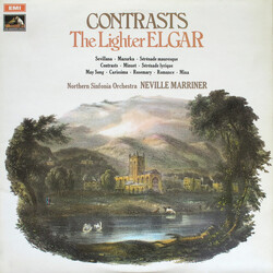 Sir Edward Elgar / Northern Sinfonia / Sir Neville Marriner Contrasts-The Lighter Elgar Vinyl LP USED